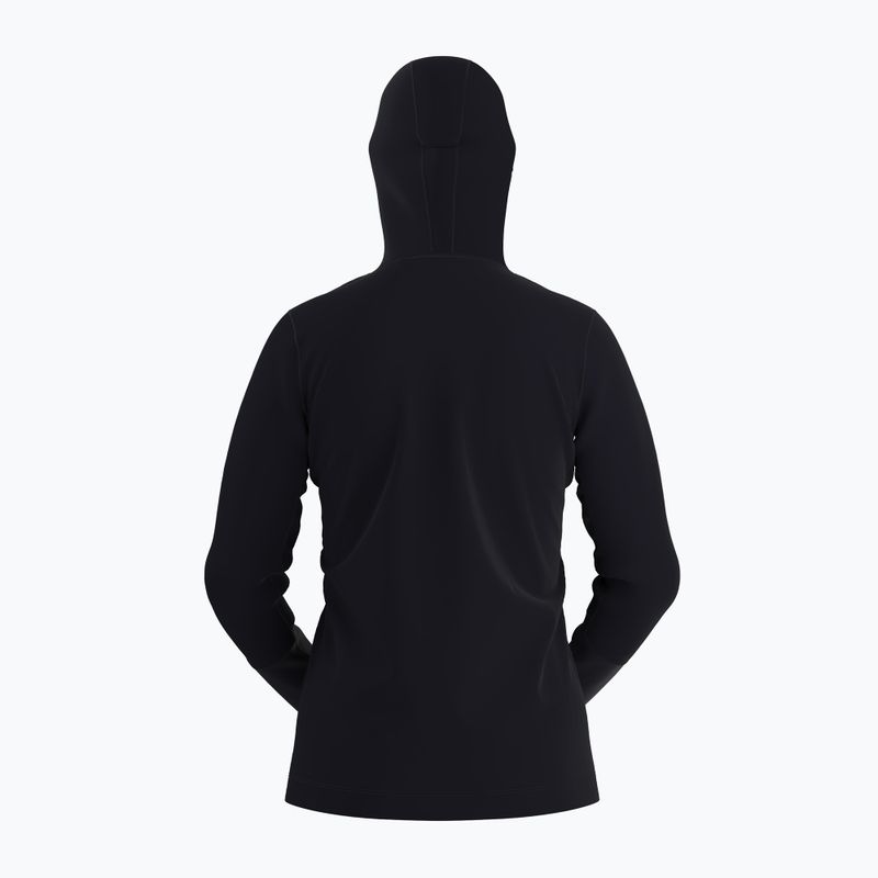Damen-Trekking-Sweatshirt Arcteryx Rho Hoody schwarz 10