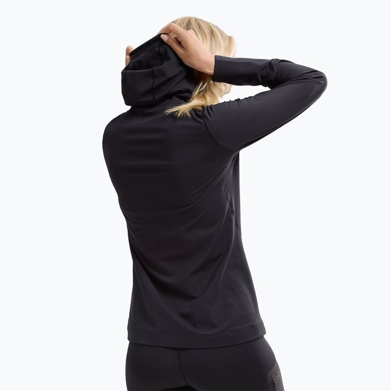 Damen-Trekking-Sweatshirt Arcteryx Rho Hoody schwarz 6