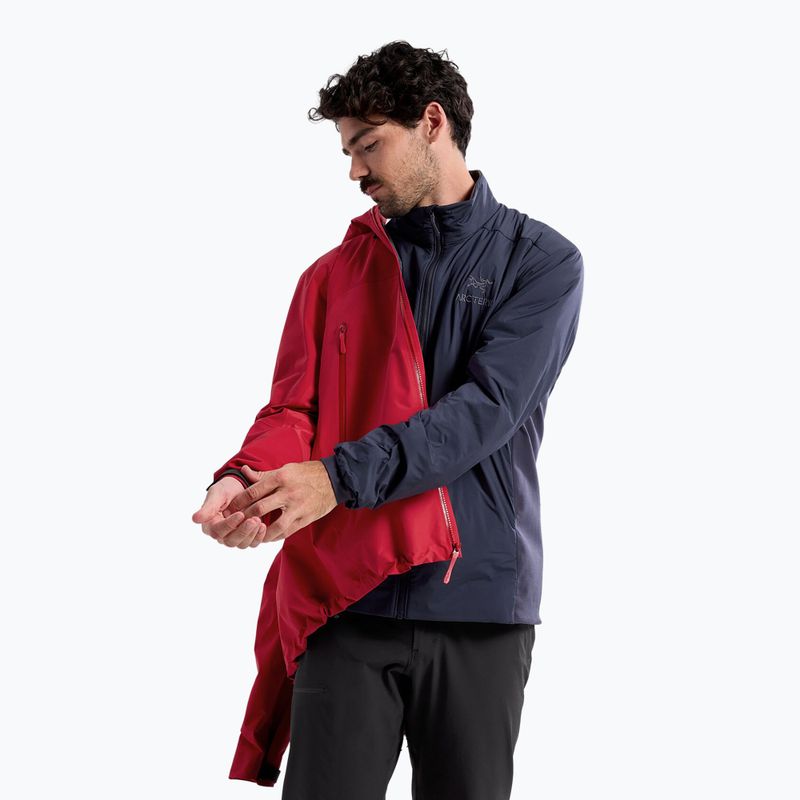 Arcteryx Atom Herren Hybridjacke schwarz saphir 4