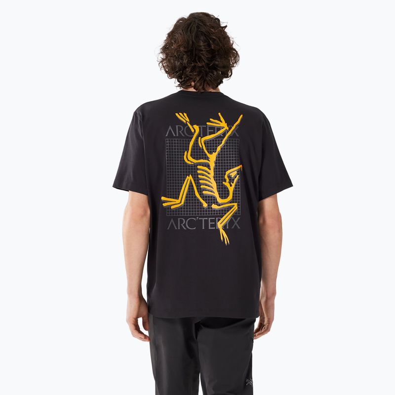 Herren Arcteryx Arc'Multi Bird Logo T-shirt schwarz 3