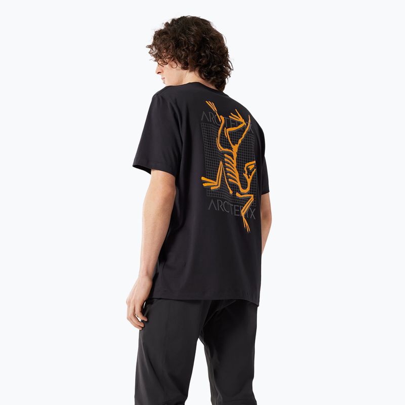 Herren Arcteryx Arc'Multi Bird Logo T-shirt schwarz 5