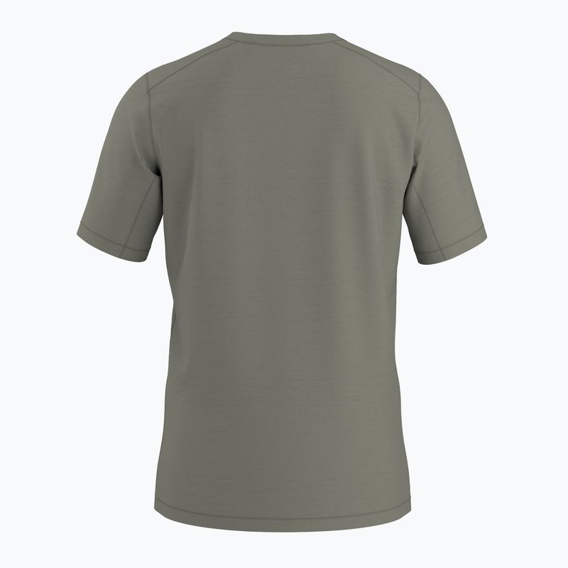 Herren Arcteryx Ionia Merinowolle Arc'Word Logo forage T-shirt 7