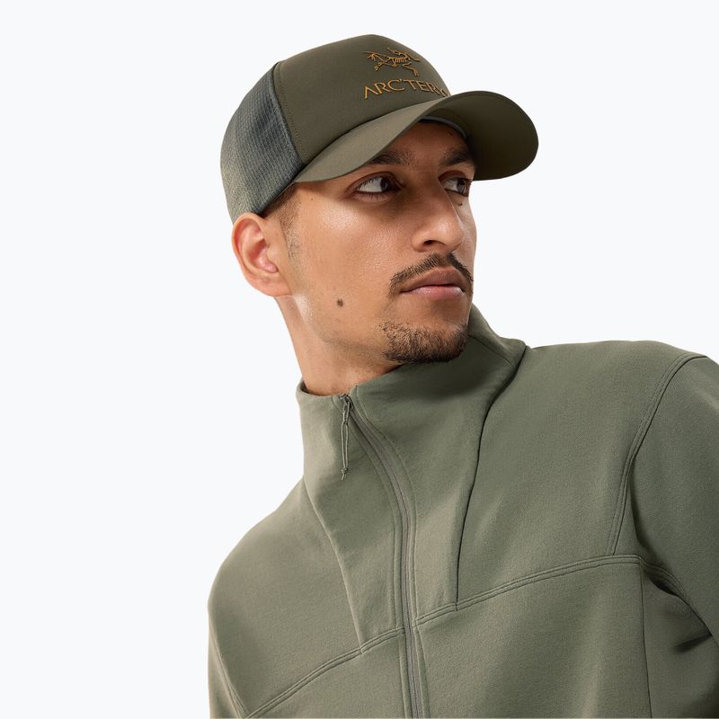 Arc'teryx Bird Word Trucker Gebogene tatsu/forage/yukon Baseballmütze 3