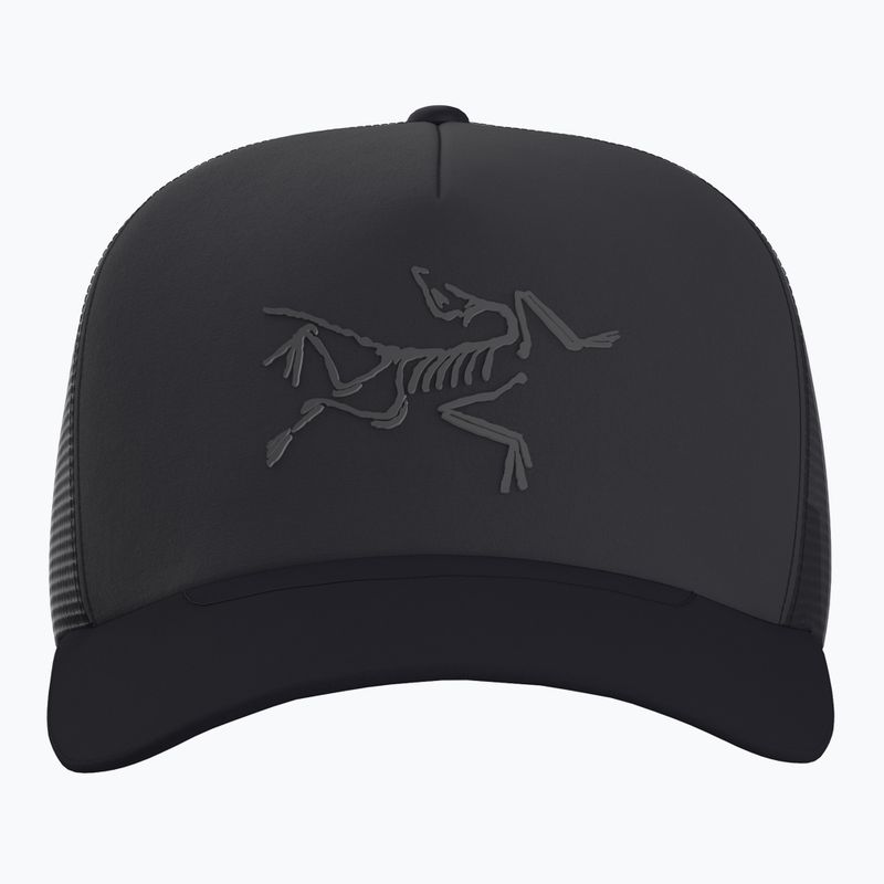 Arcteryx Bird Trucker Gebogene Kappe schwarz 2