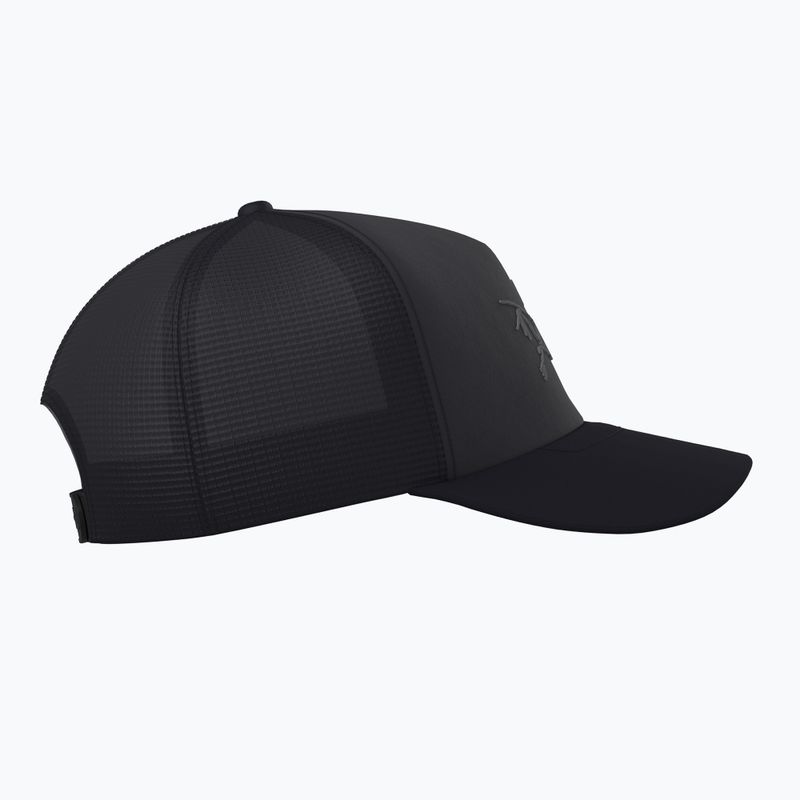 Arcteryx Bird Trucker Gebogene Kappe schwarz 4