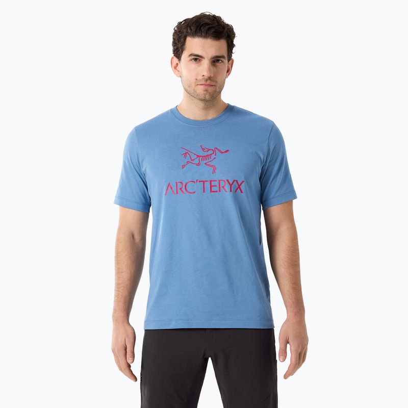 Men's Arcteryx Arc'Word Logo T-Shirt Steinwäsche