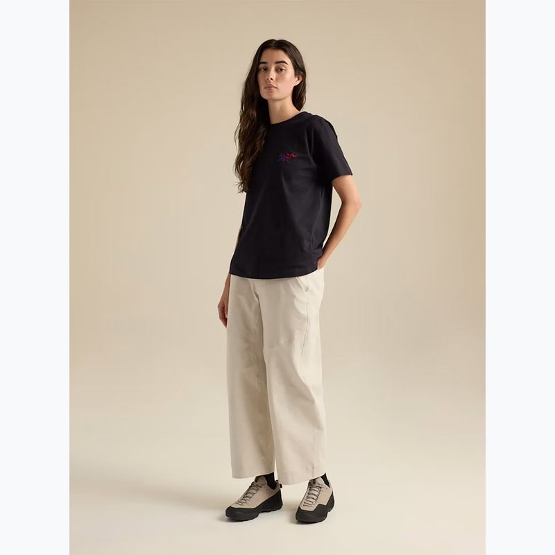 Damen-T-Shirt Arcteryx Kragg Cotton Little Bird Crew black/multi 4