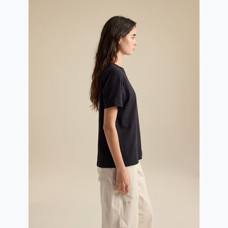 Damen-T-Shirt Arcteryx Kragg Cotton Little Bird Crew black/multi 5