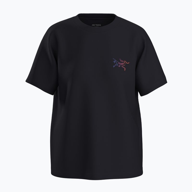 Damen-T-Shirt Arcteryx Kragg Cotton Little Bird Crew black/multi 8