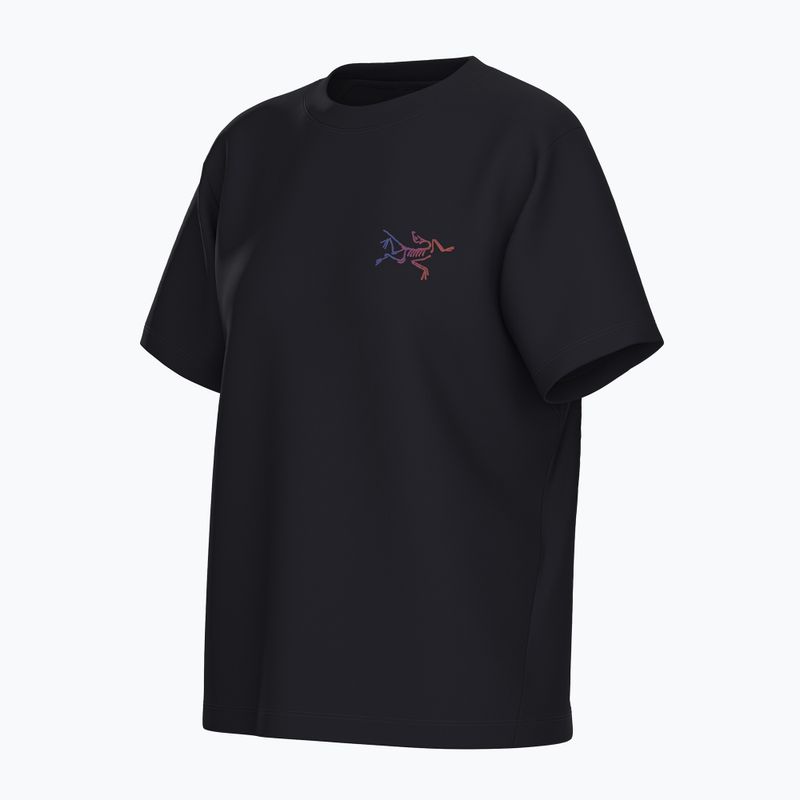 Damen-T-Shirt Arcteryx Kragg Cotton Little Bird Crew black/multi 10