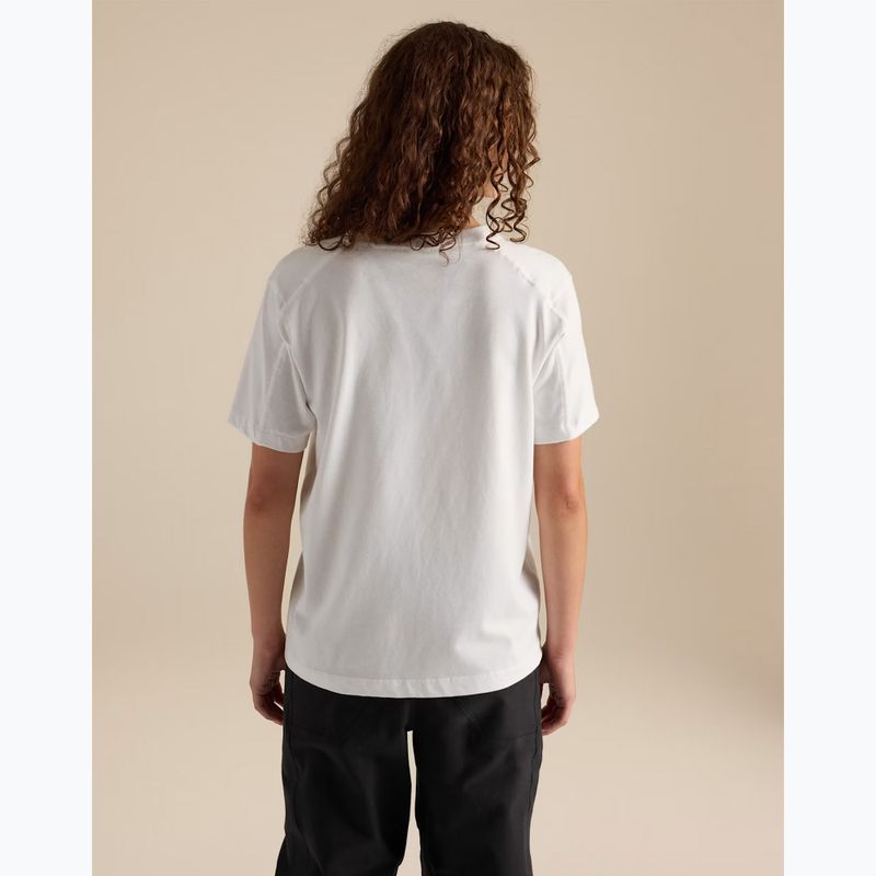 Damen-T-Shirt Arcteryx Kragg Cotton Little Bird Crew white light/white 3