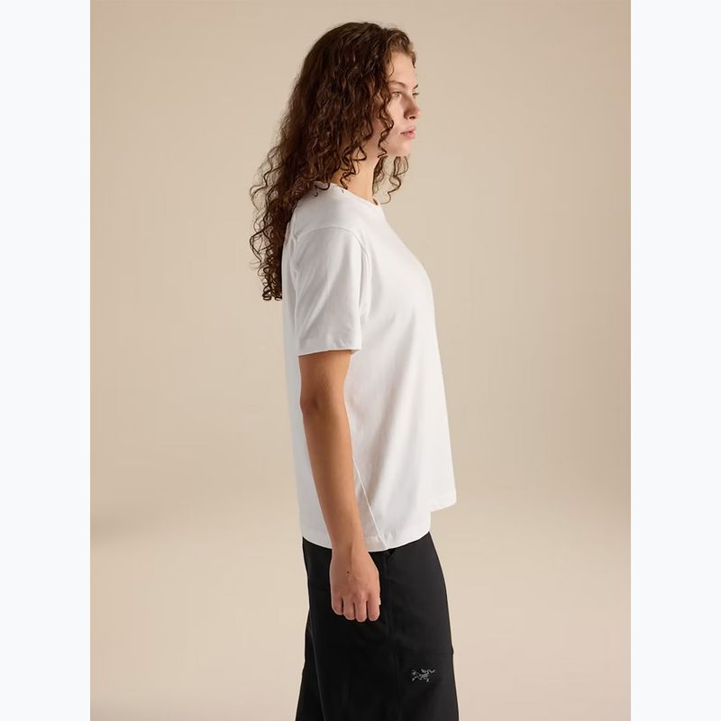 Damen-T-Shirt Arcteryx Kragg Cotton Little Bird Crew white light/white 4