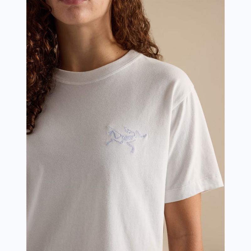 Damen-T-Shirt Arcteryx Kragg Cotton Little Bird Crew white light/white 5