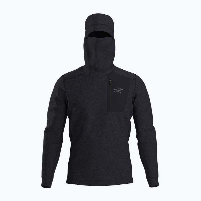 Trekking Hoodie Sweatshirt Herren Arcteryx Rho LT Hoody black