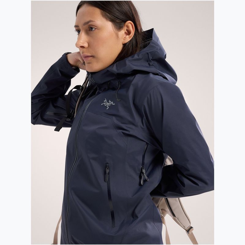 Arc'teryx Damen Regenjacke Beta SL schwarz saphir 5