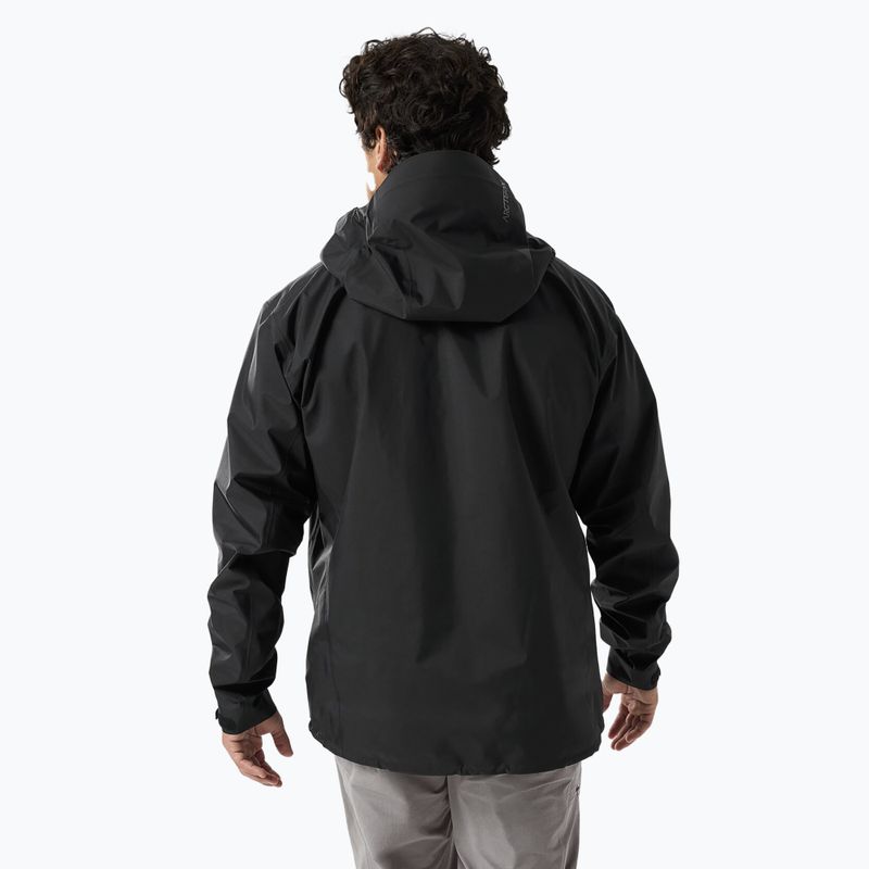 Herren Arcteryx Beta SL Regenjacke schwarz 3