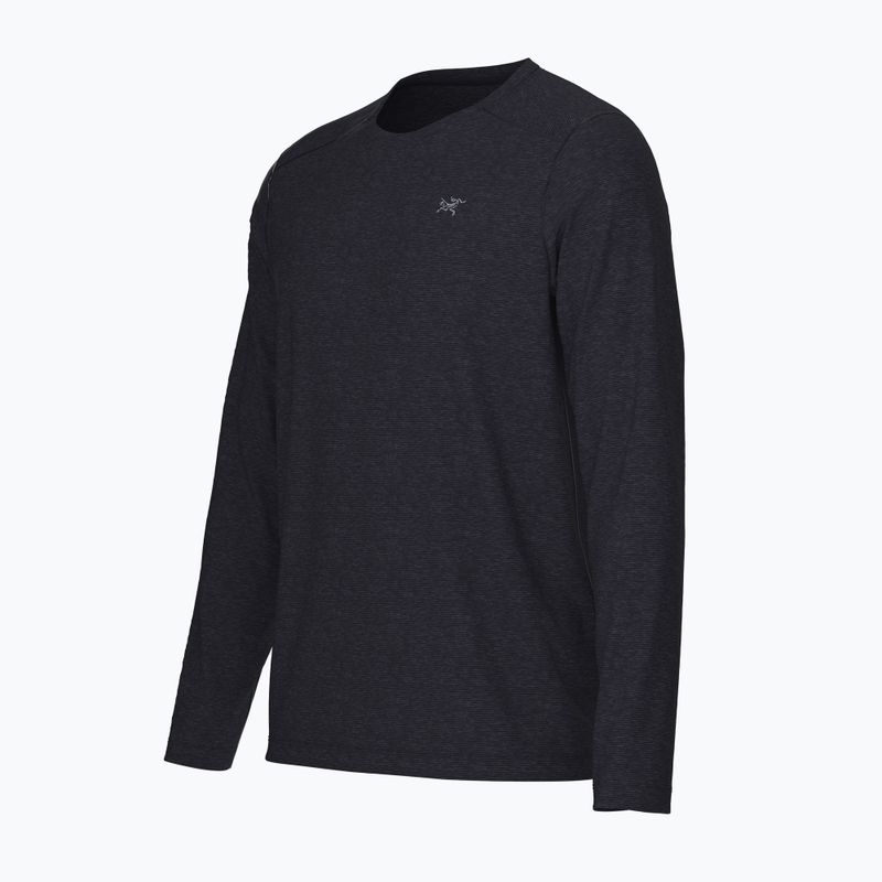 Langärmliges Trekking-Shirt für Herren Arc'teryx Cormac Crew black heather 5