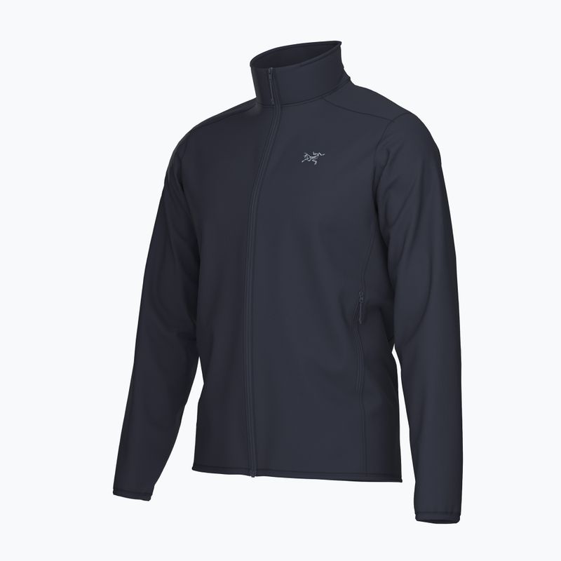 Arcteryx Kyanite Lightweight schwarzes Saphir-Trekking-Sweatshirt für Herren 3
