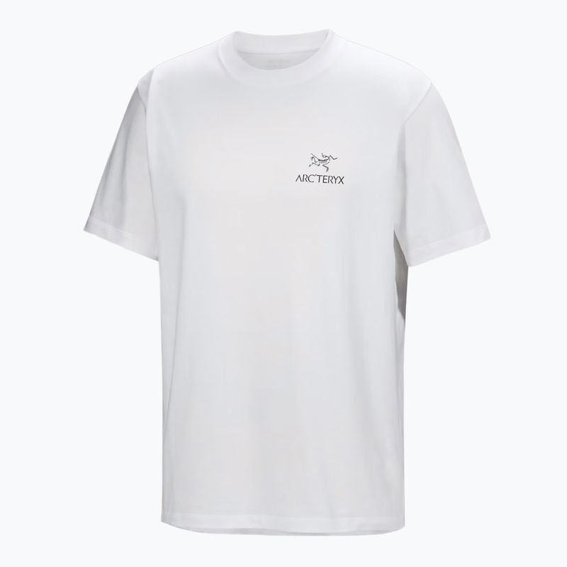 Herren-Shirt Arcteryx Kragg Sl Cotton Bird Word white light/black 6