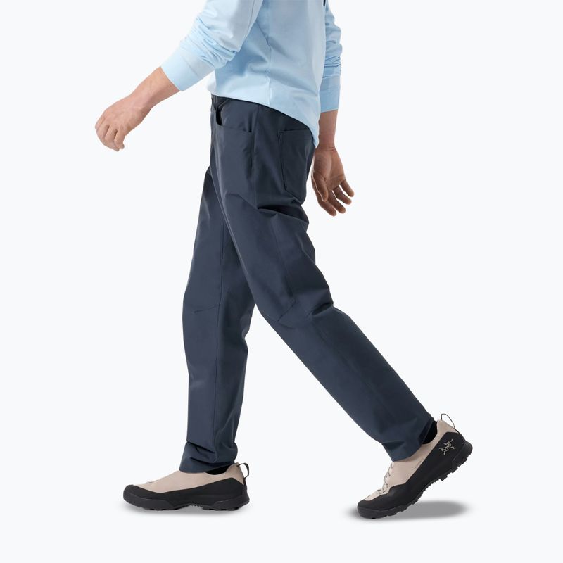 Herren-Trekkinghose Arcteryx Kragg Cotton black sapphire 4