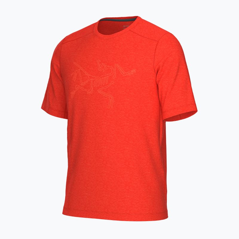 Herren Arcteryx Cormac Logo SS dynasty heather T-shirt 3