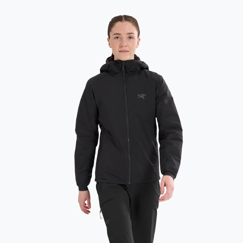 Damen Isolationsjacke Arc'teryx Atom Hoody schwarz