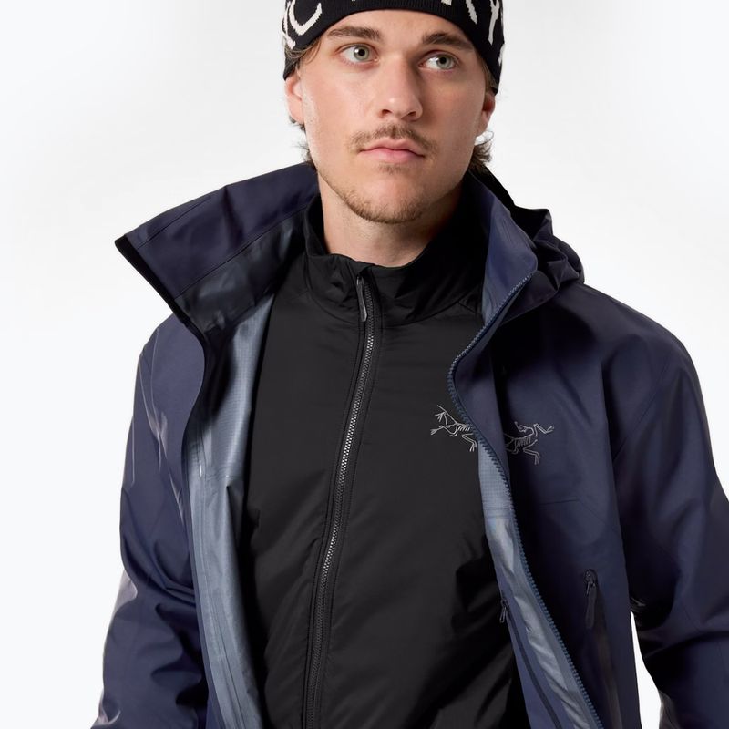 Herren-Regenjacke Arc'teryx Beta AR black sapphire 6