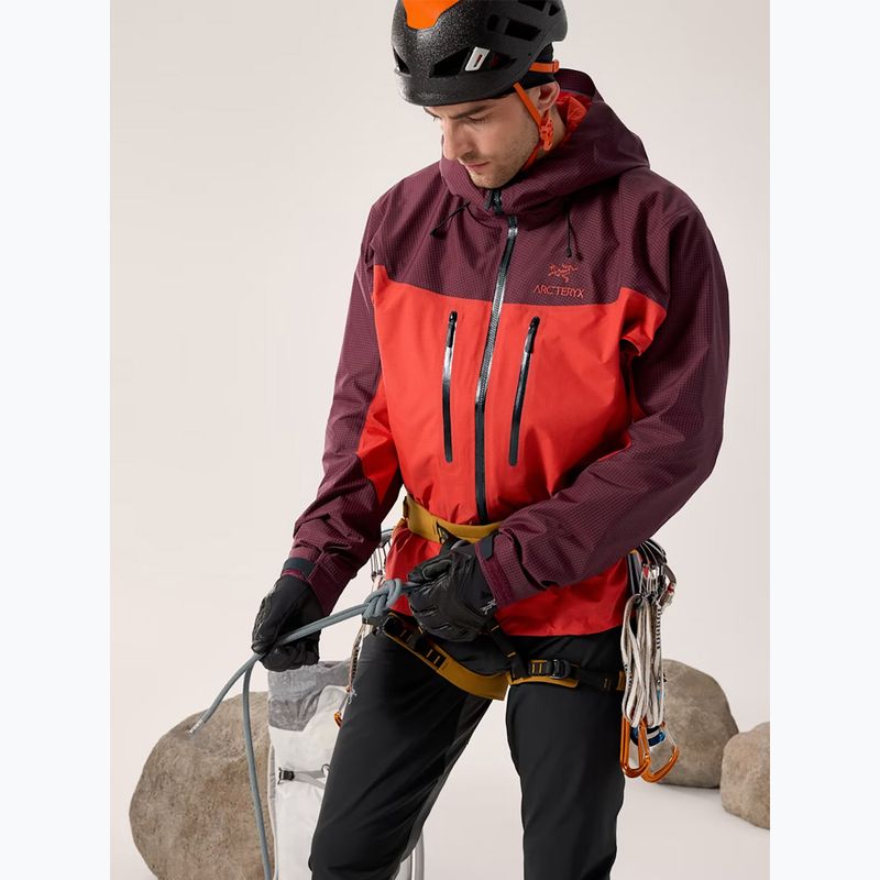 Herren Regenjacke Arc'teryx Alpha Mars/Dynasty 8