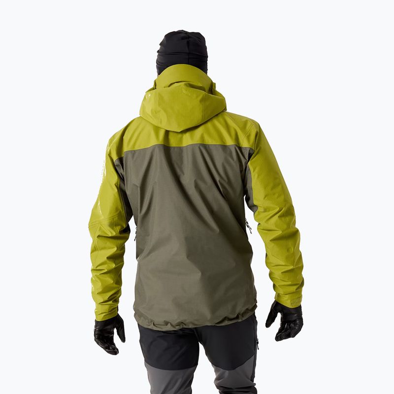 Herren-Regenjacke Arc'teryx Alpha olive moss/tatsu 3