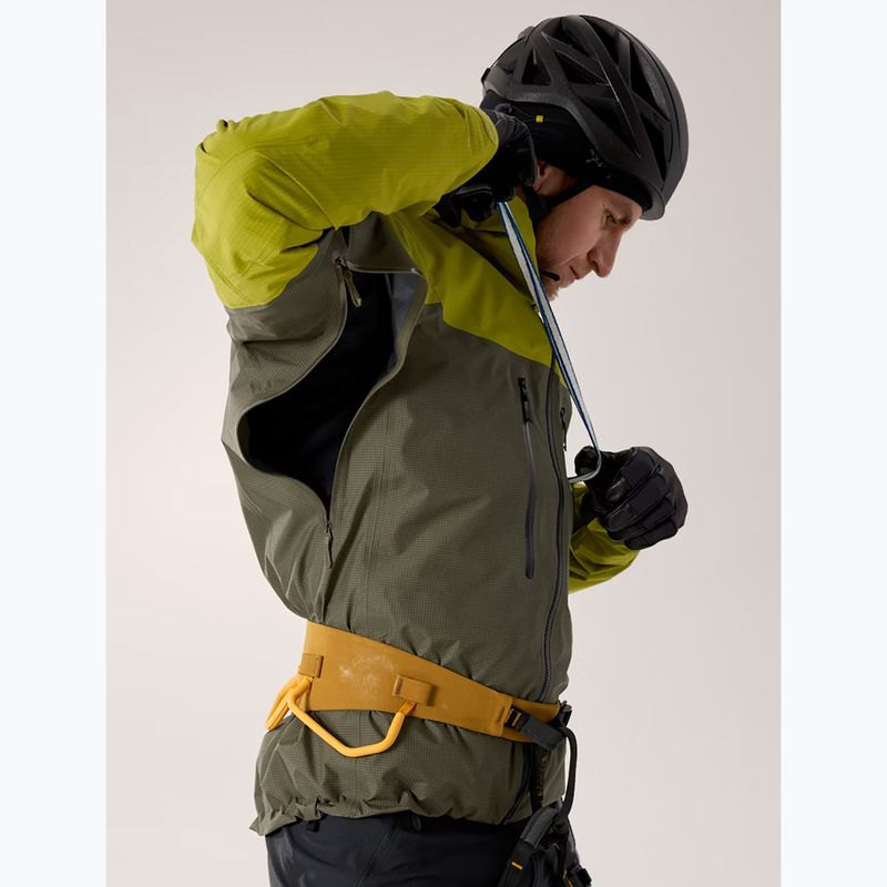 Herren-Regenjacke Arc'teryx Alpha olive moss/tatsu 11
