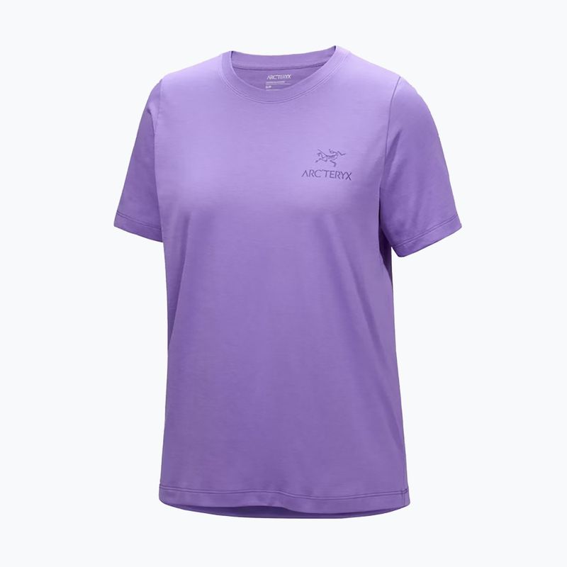 Damen T-Shirt Arc'teryx Kragg Sl Cotton Emblem Crew Aster 6