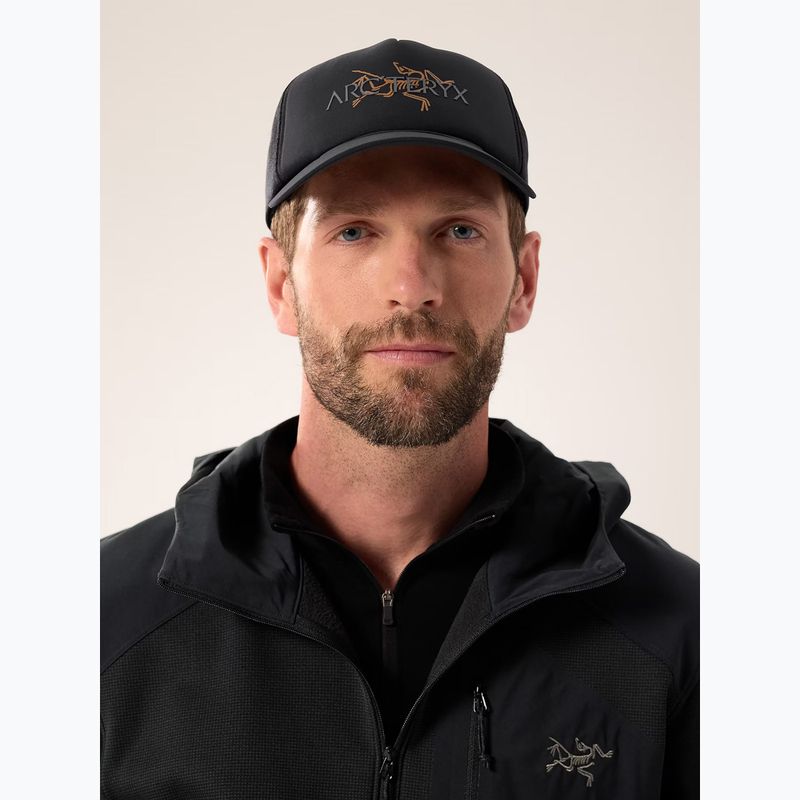Arc'teryx Bird Word 24k schwarze Baseballkappe 6