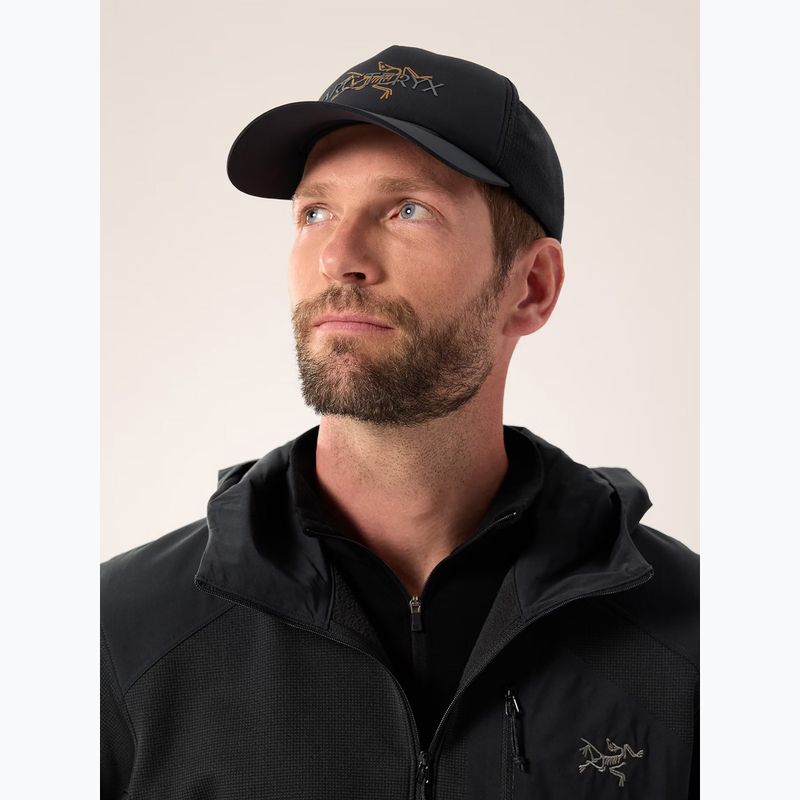 Arc'teryx Bird Word 24k schwarze Baseballkappe 7