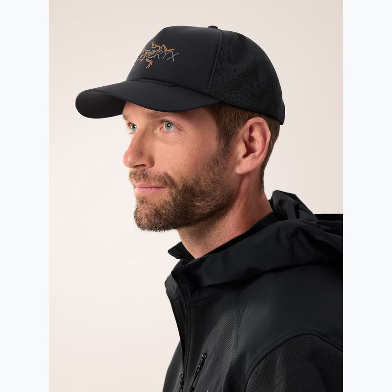 Arc'teryx Bird Word 24k schwarze Baseballkappe 8