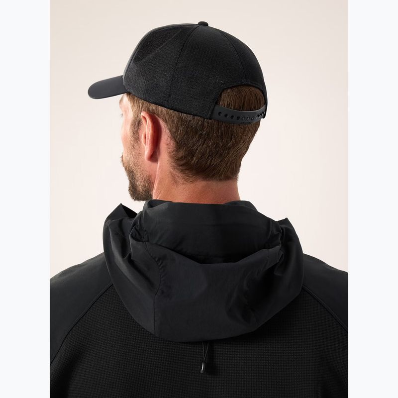 Arc'teryx Bird Word 24k schwarze Baseballkappe 9
