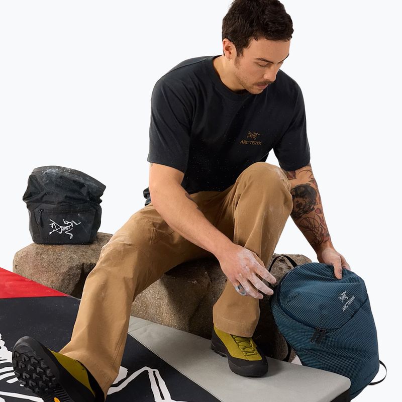 Herren-Shirt Arcteryx Kragg Sl Cotton Bird Word 24k black 6