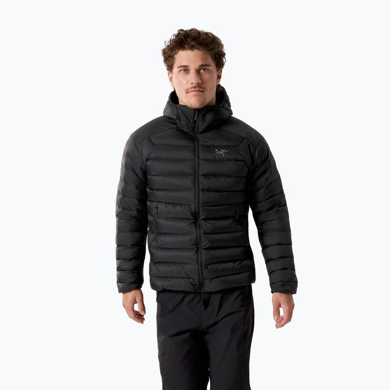 Herren-Daunenjacke Arcteryx Cerium Hoody black