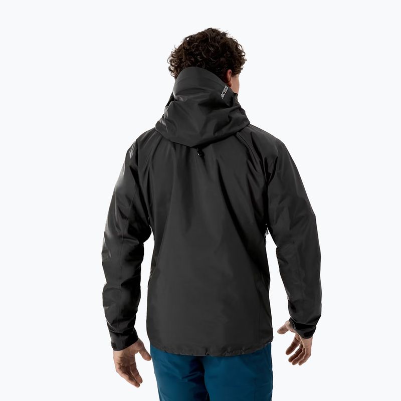 Herren Regenjacke Arcteryx Beta SL black 2