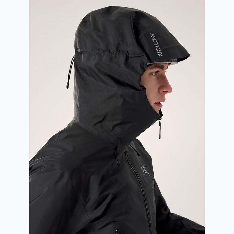 Herren Regenjacke Arcteryx Beta SL black 4