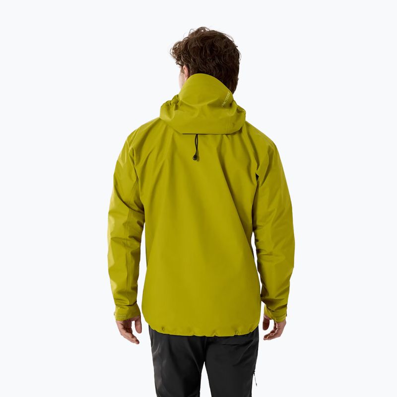 Herren Regenjacke Arcteryx Beta SL olive moss/euphoria 2