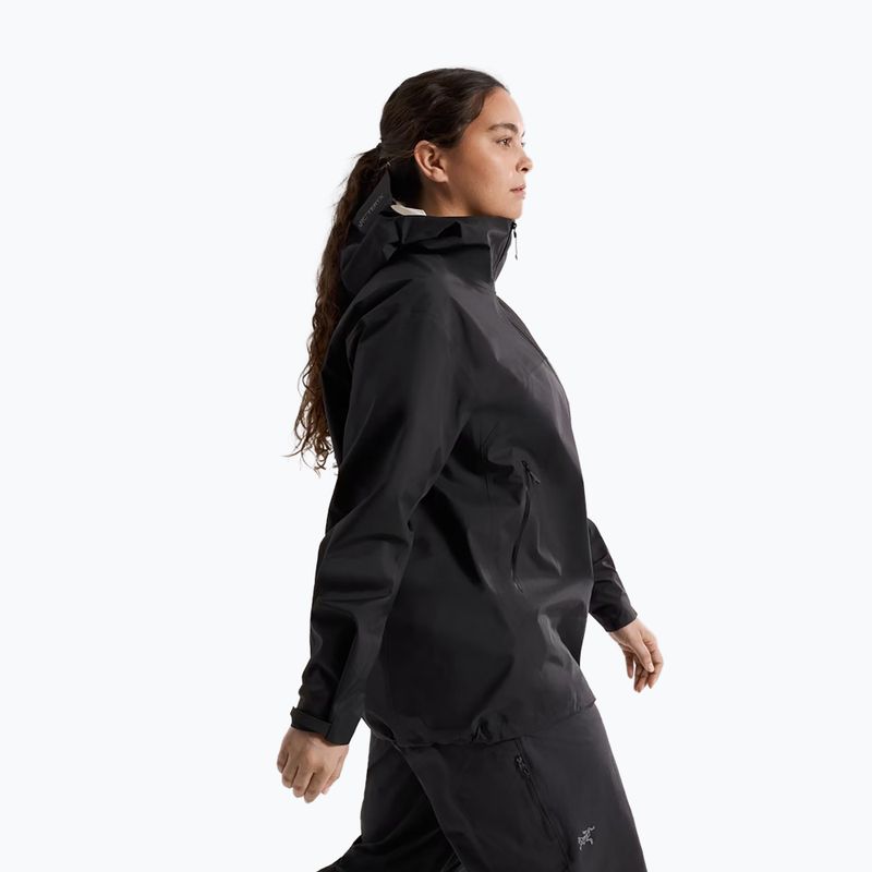 Damen-Regenjacke Arcteryx Beta black 3