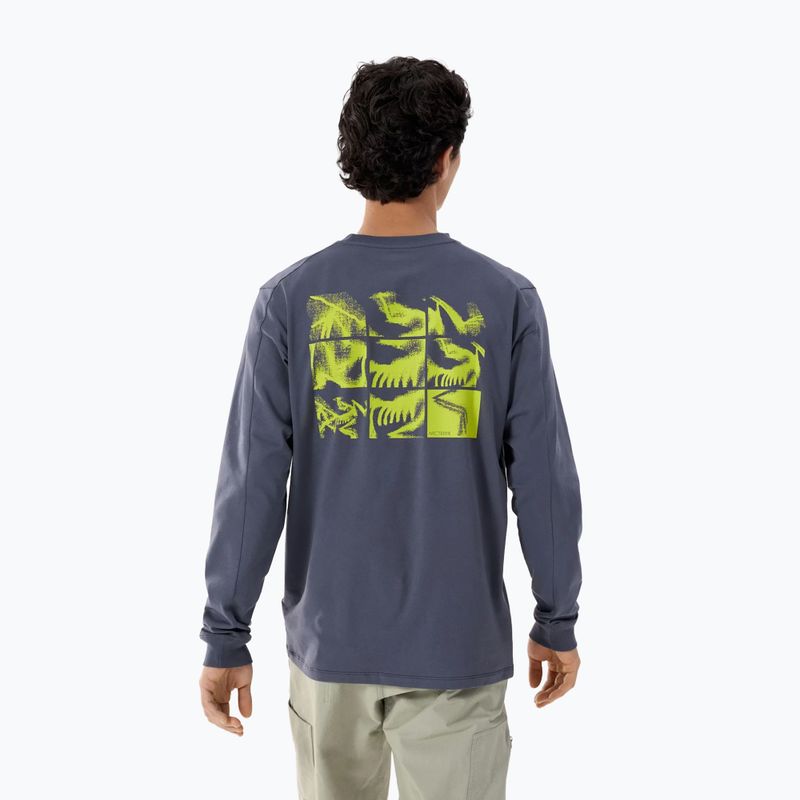 Longsleeve Herren Arcteryx Kragg SL Cotton Bird Tile dark stratus/euphoria 3