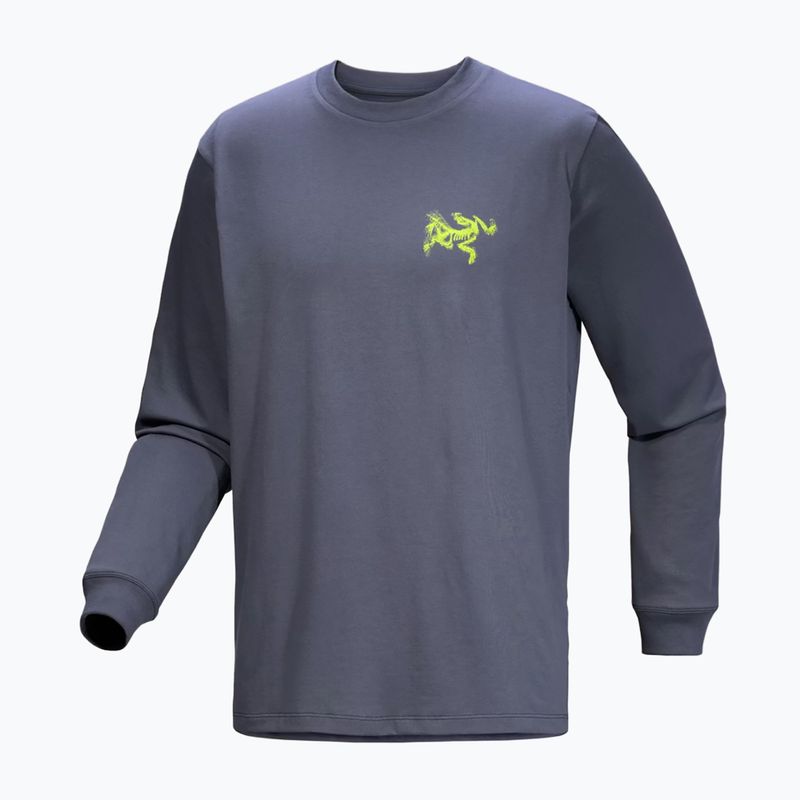 Longsleeve Herren Arcteryx Kragg SL Cotton Bird Tile dark stratus/euphoria 5