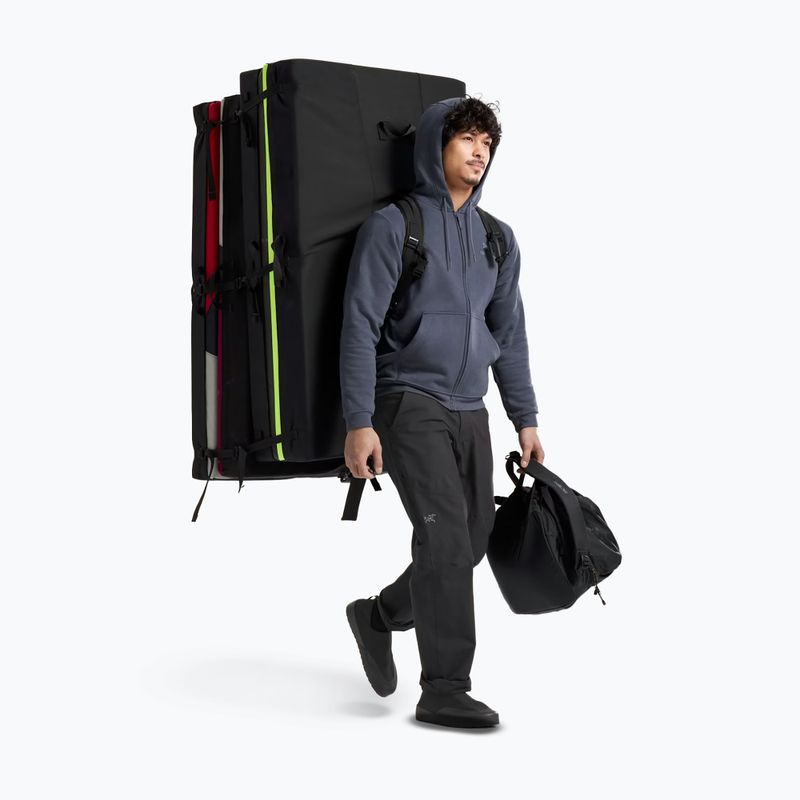 Herren-Trekking-Fleecejacke Arcteryx Emblem Fleece Full-Zip Hoody dark stratus 2