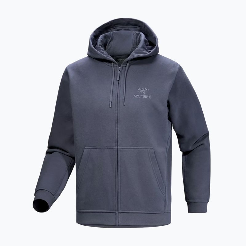 Herren-Trekking-Fleecejacke Arcteryx Emblem Fleece Full-Zip Hoody dark stratus 6