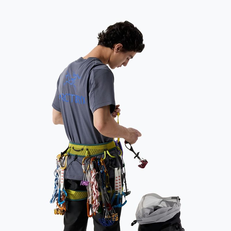 Herren-Shirt Arcteryx Kragg Sl Cotton Bird Word dk stratus/fluidity 5