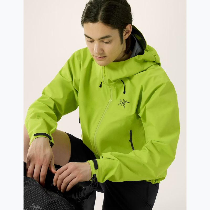 Herren-Regenjacke Arcteryx Beta SL mantis/tatsu 7