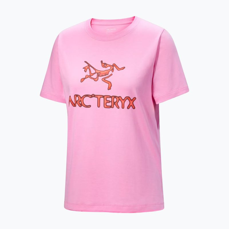 Damen-T-Shirt Arcteryx Kragg SL Cotton Heatmap Crew pineberry 5