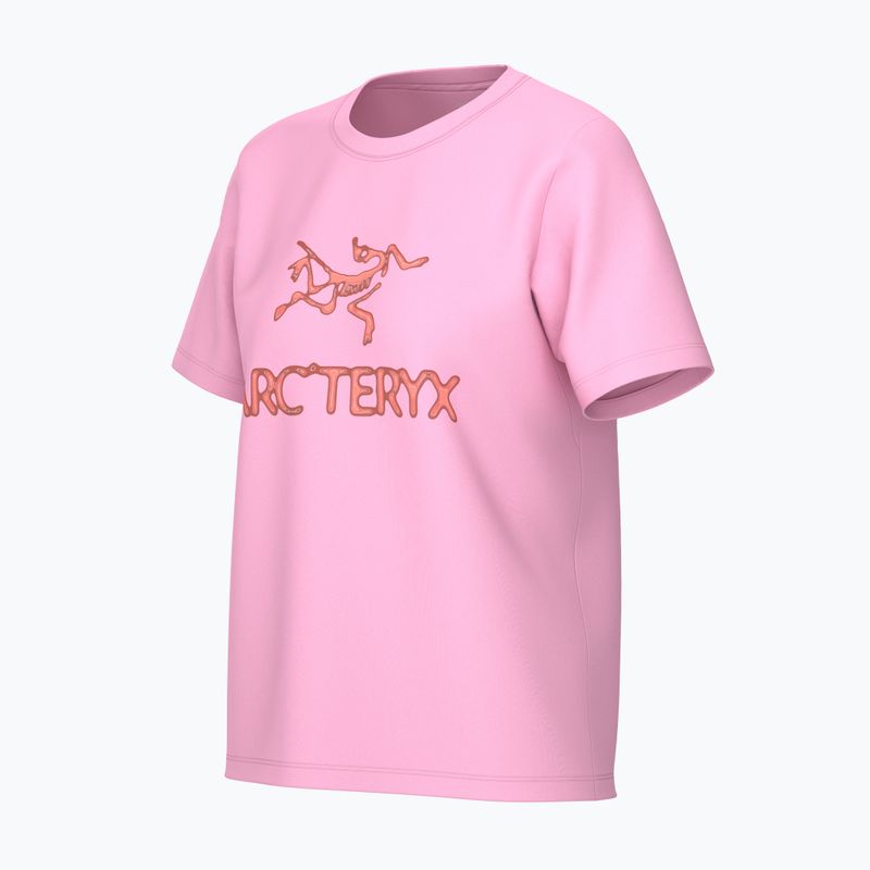 Damen-T-Shirt Arcteryx Kragg SL Cotton Heatmap Crew pineberry 3