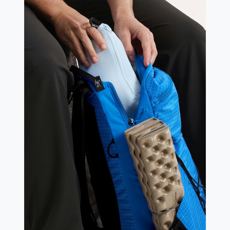 Damen-Regenjacke Arcteryx Atom SL Hoody alpine blue 7